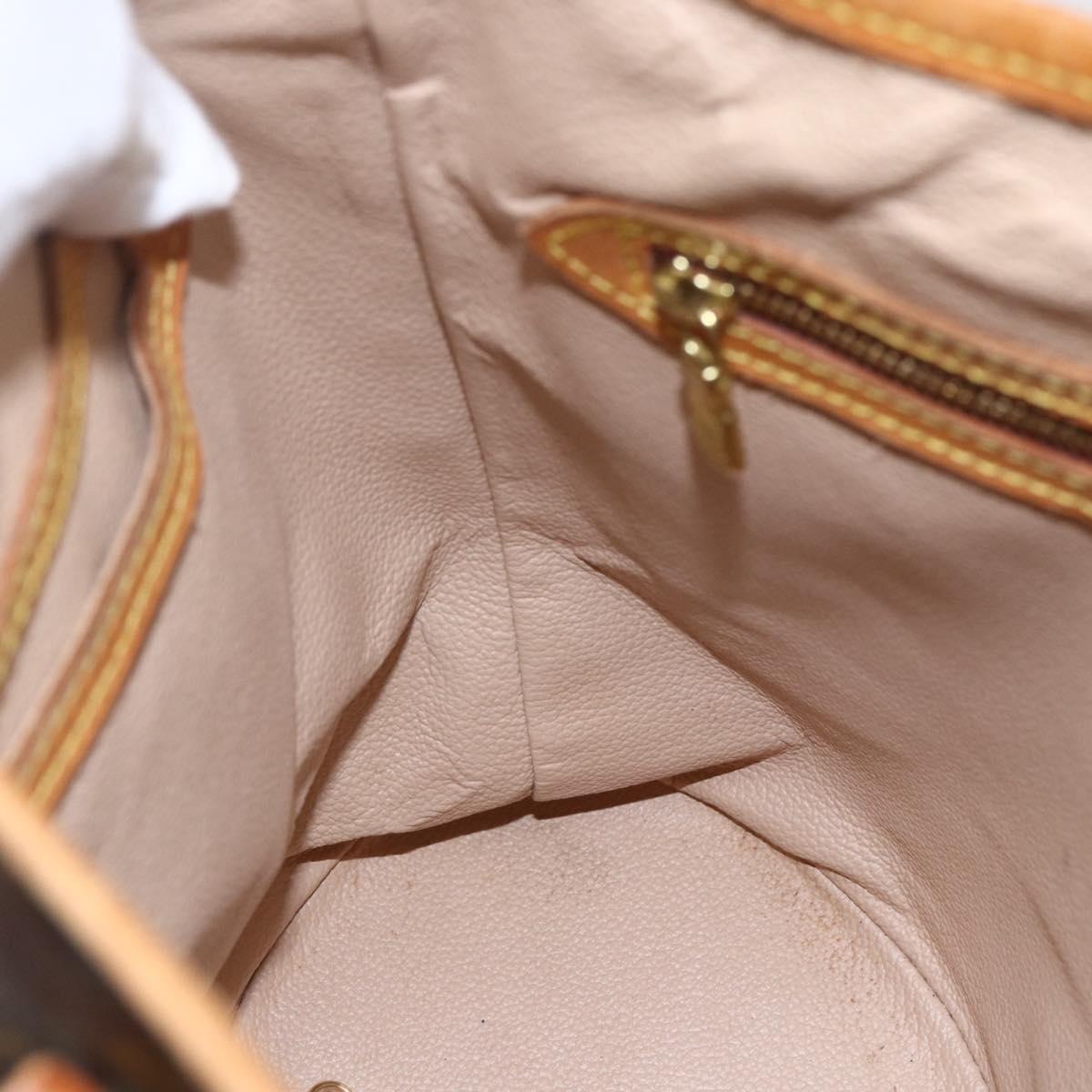 LOUIS VUITTON Monogram Bucket PM Shoulder Bag M42238 LV Auth ka345