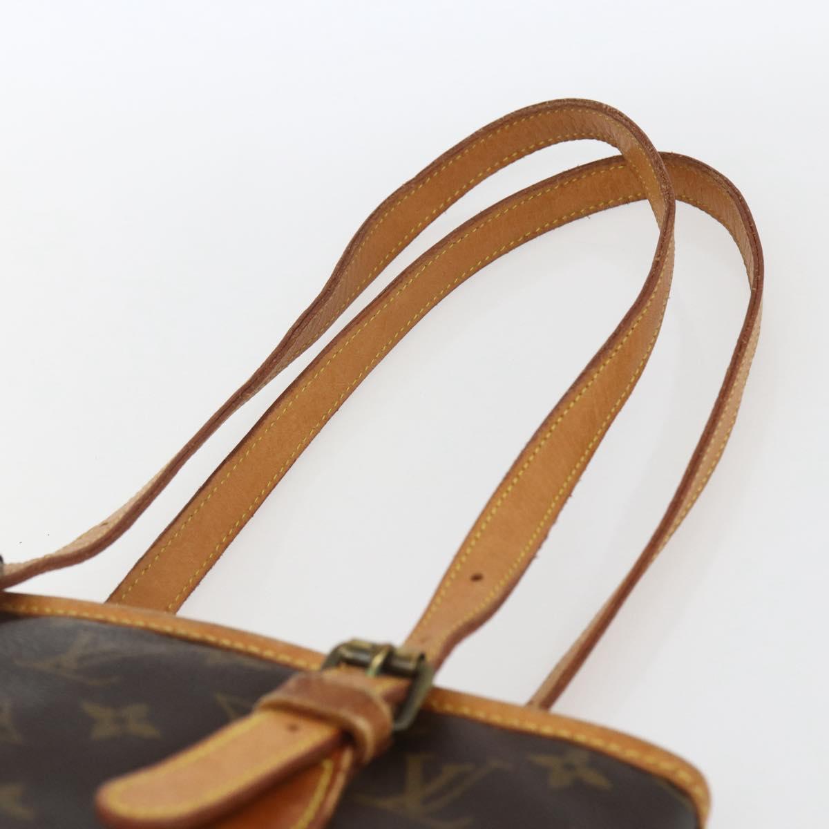 LOUIS VUITTON Monogram Bucket PM Shoulder Bag M42238 LV Auth ka345