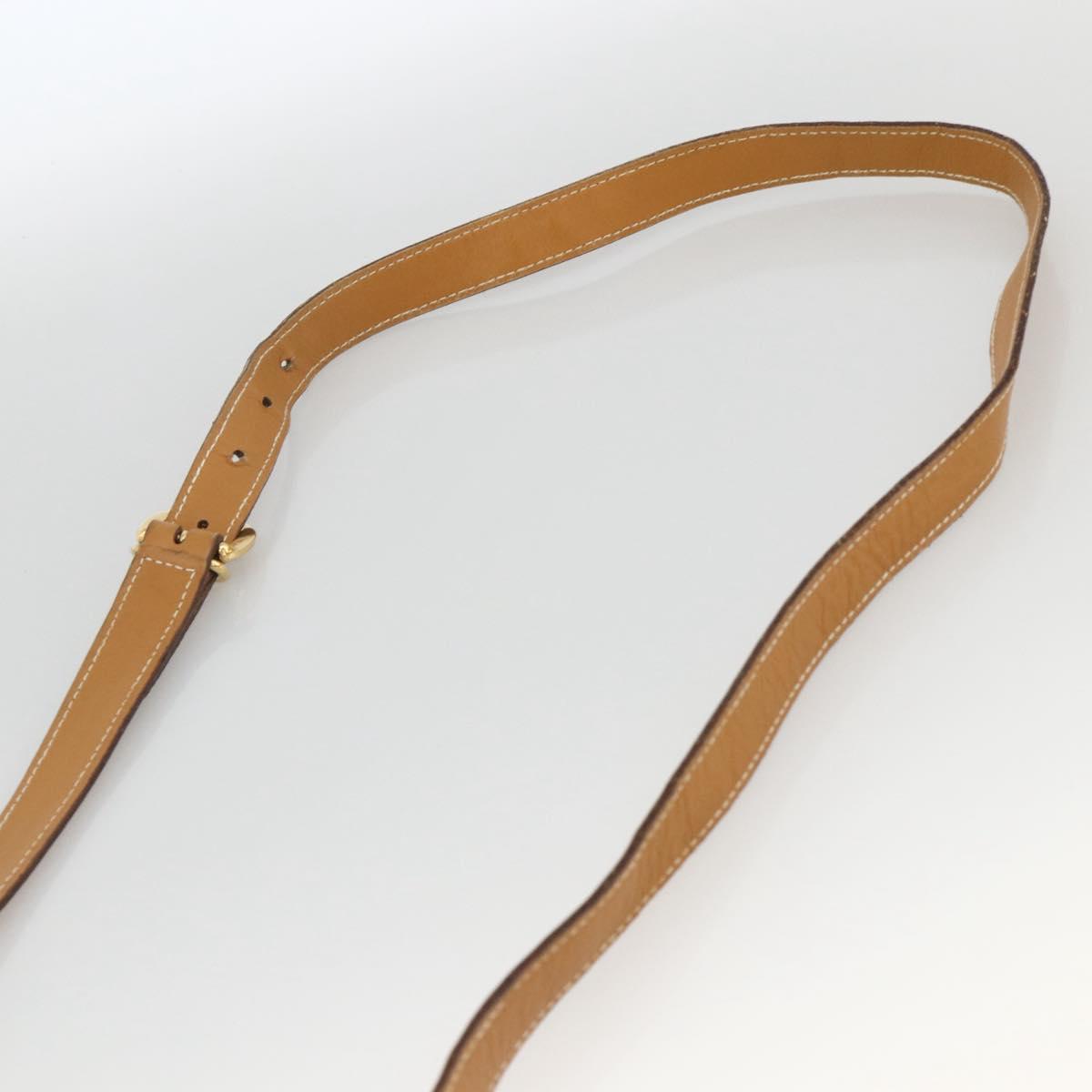 GUCCI Micro GG Supreme Shoulder Bag PVC Beige Gold 001 904 0915 Auth ka3456