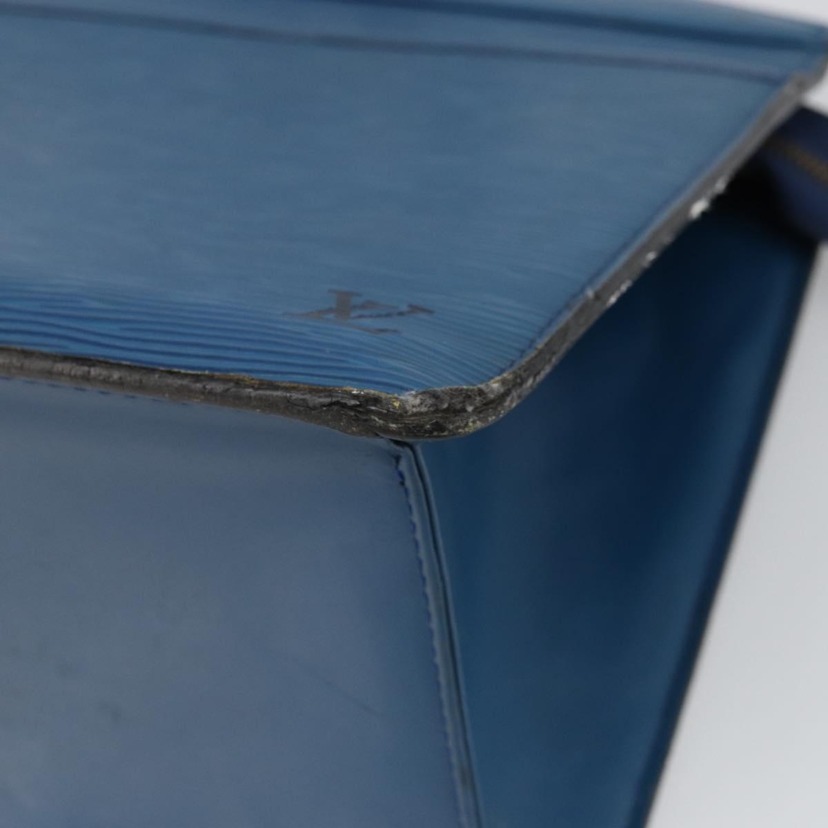 LOUIS VUITTON Epi Riviera Hand Bag Blue M48185 LV Auth ka3458