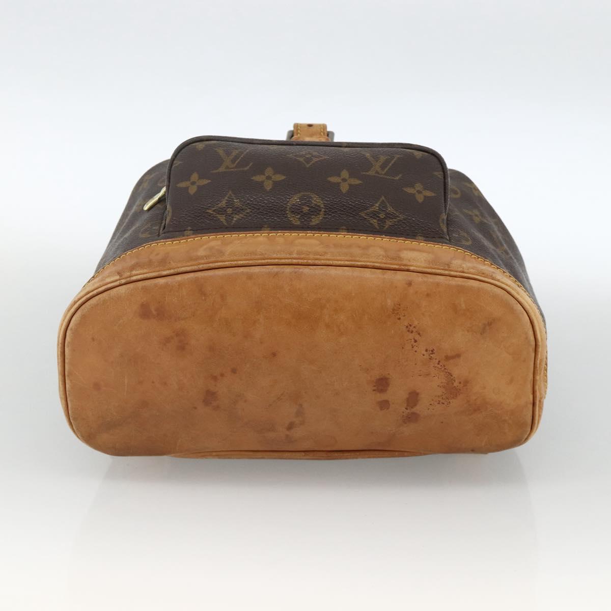 LOUIS VUITTON Monogram Montsouris MM Backpack M51136 LV Auth ka3465