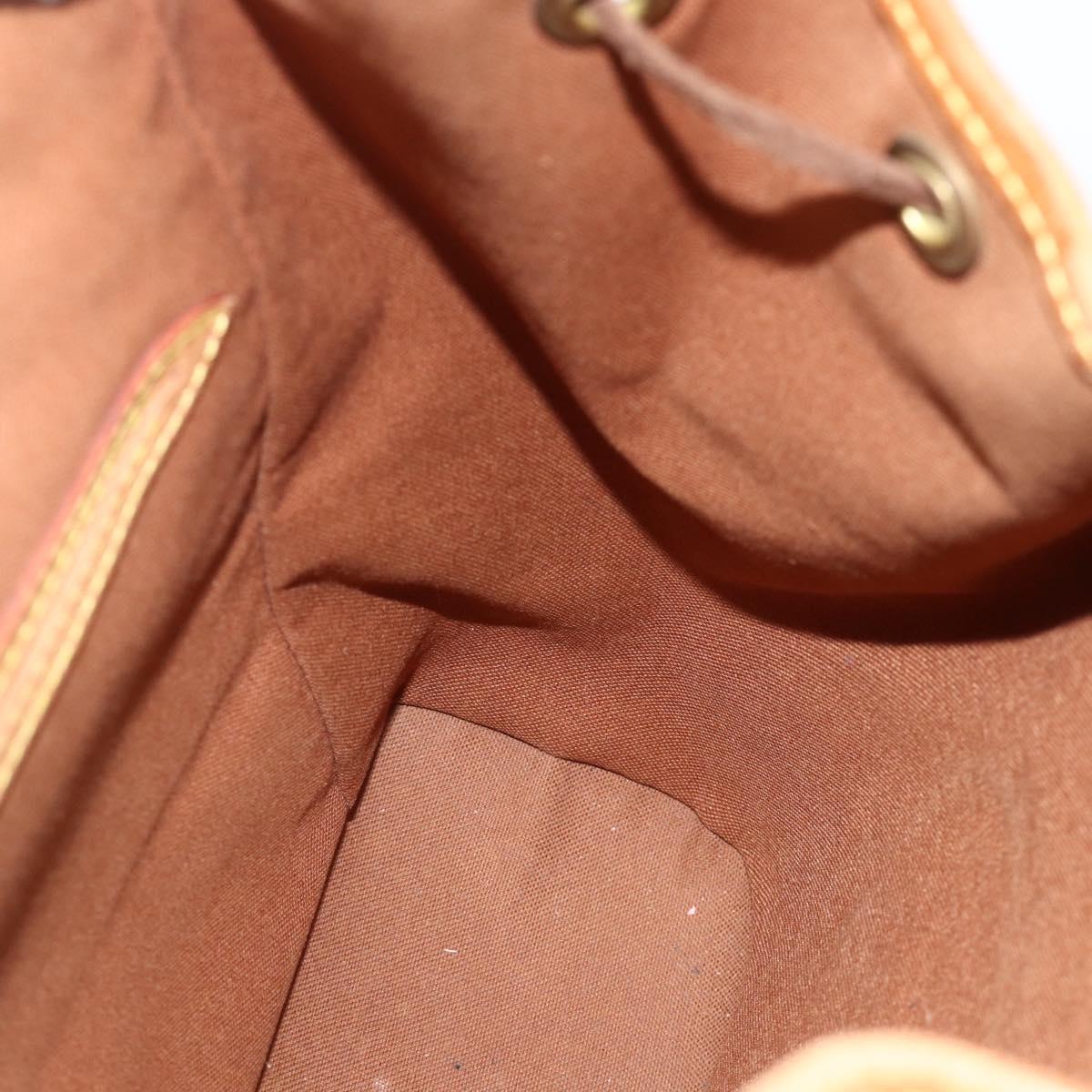 LOUIS VUITTON Monogram Montsouris MM Backpack M51136 LV Auth ka3465