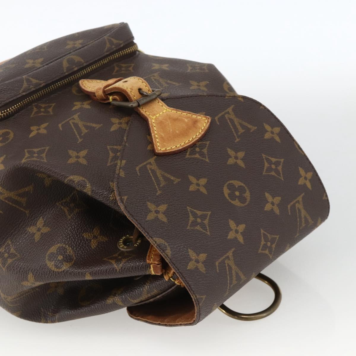 LOUIS VUITTON Monogram Montsouris MM Backpack M51136 LV Auth ka3465
