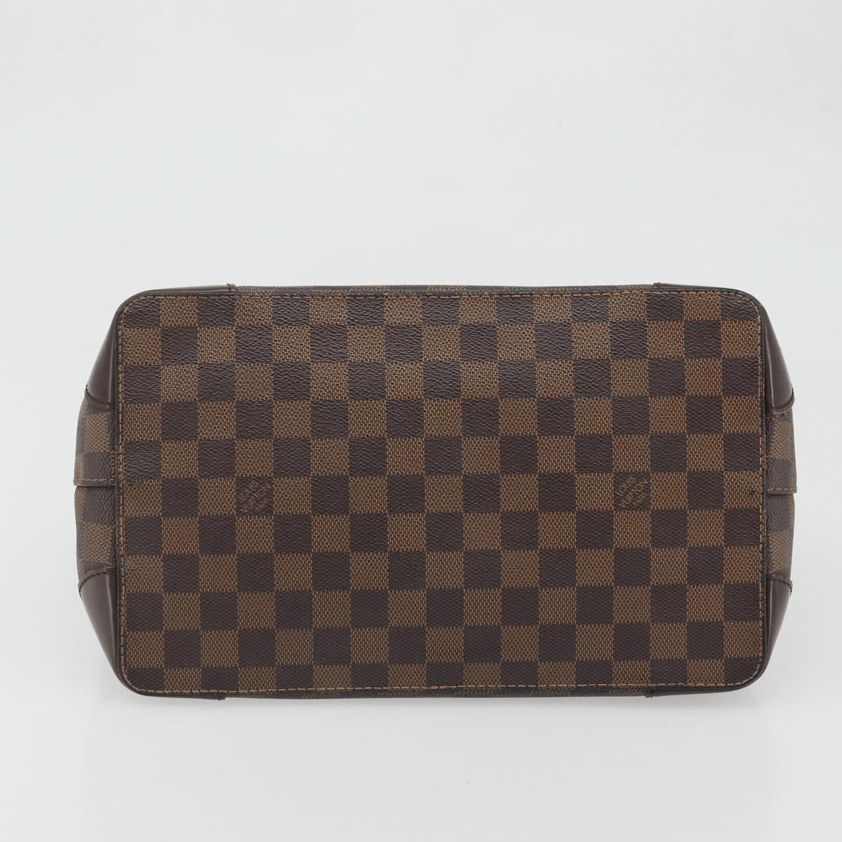 LOUIS VUITTON Damier Ebene Hampstead PM Tote Bag N51205 LV Auth ka3471