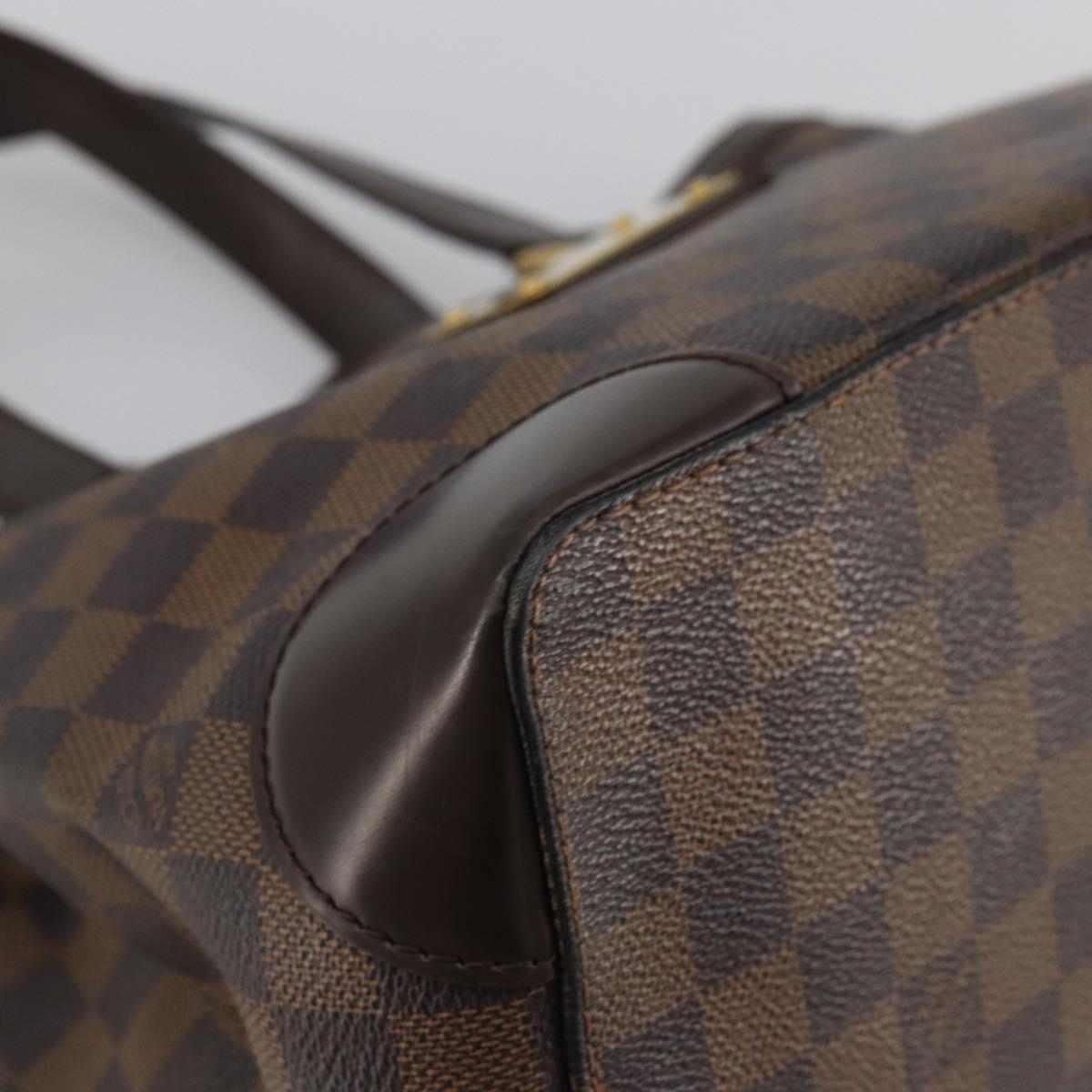 LOUIS VUITTON Damier Ebene Hampstead PM Tote Bag N51205 LV Auth ka3471