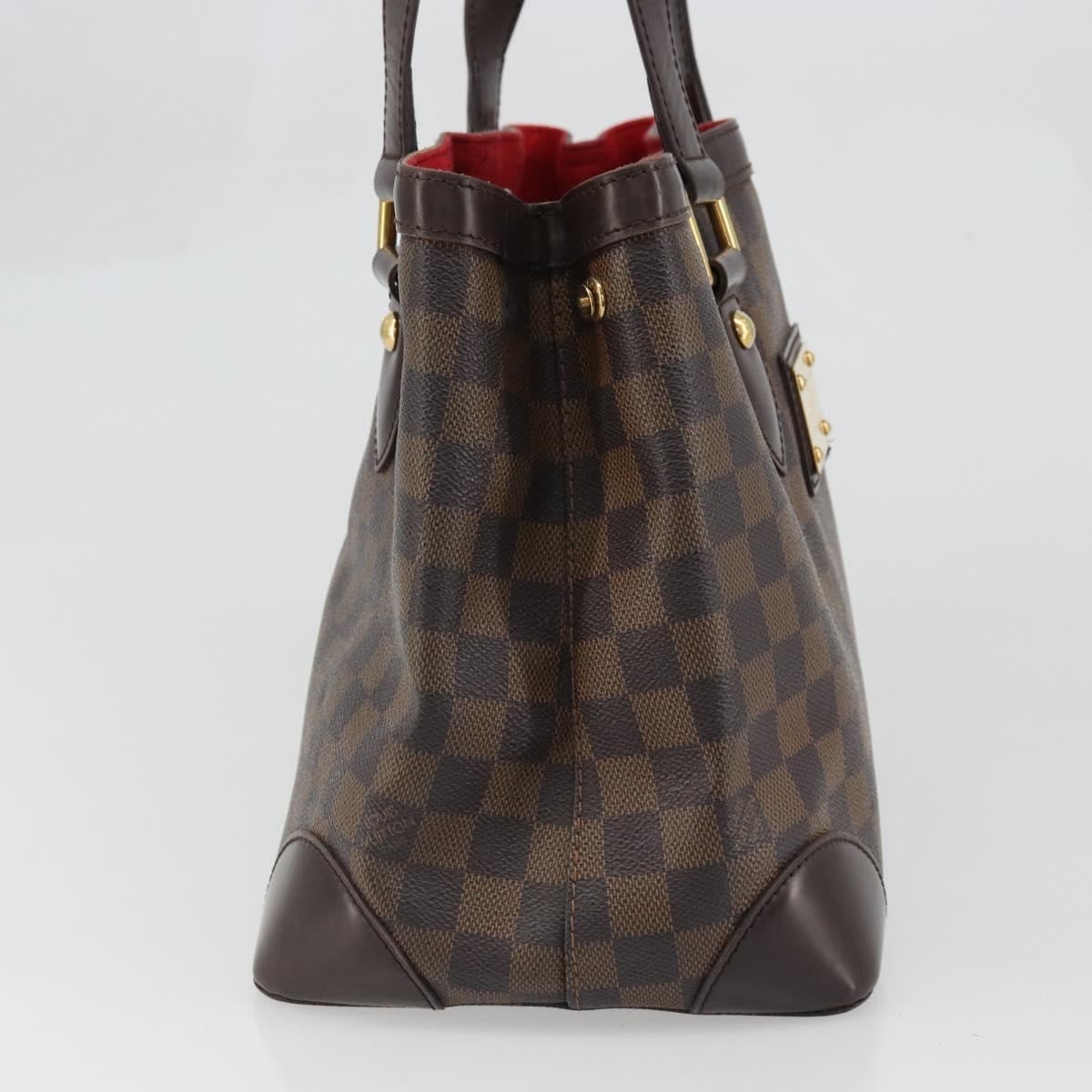 LOUIS VUITTON Damier Ebene Hampstead PM Tote Bag N51205 LV Auth ka3471