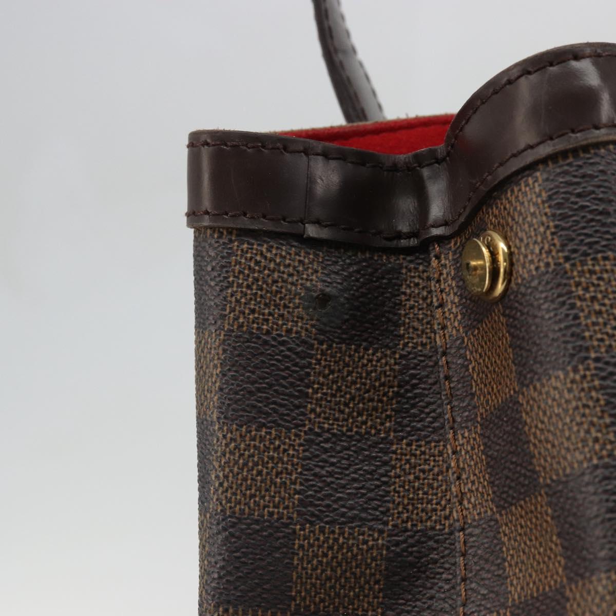 LOUIS VUITTON Damier Ebene Hampstead PM Tote Bag N51205 LV Auth ka3471