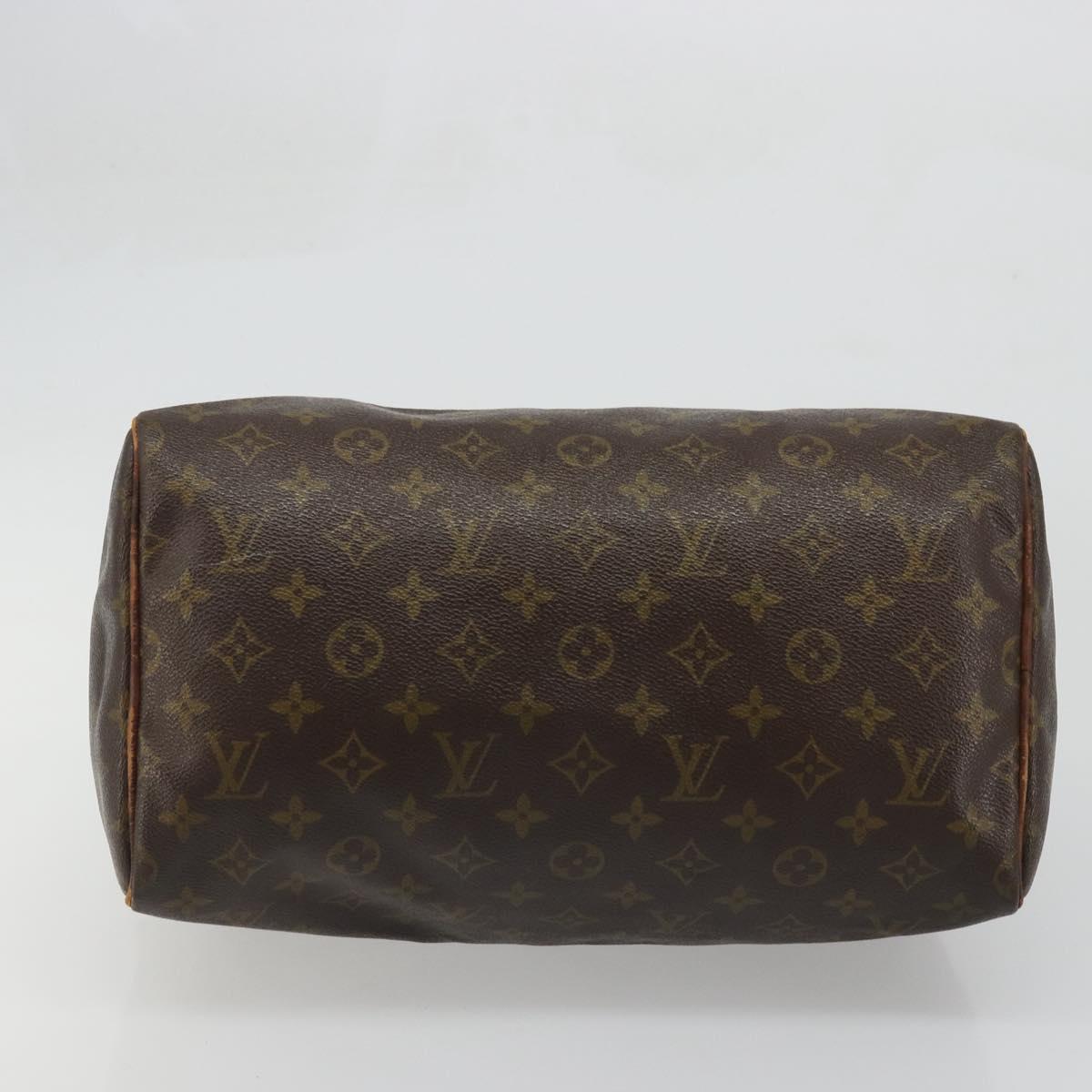 LOUIS VUITTON Monogram Speedy 30 Hand Bag M41526 LV Auth ka3478
