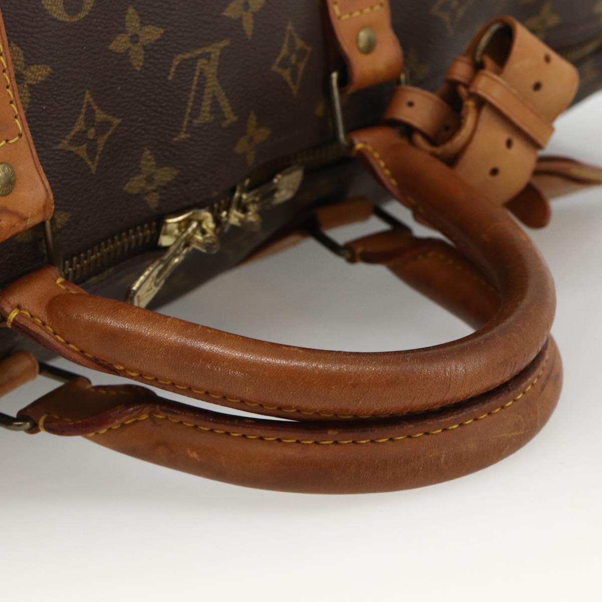 LOUIS VUITTON Monogram Keepall 60 Boston Bag M41422 LV Auth ka3479