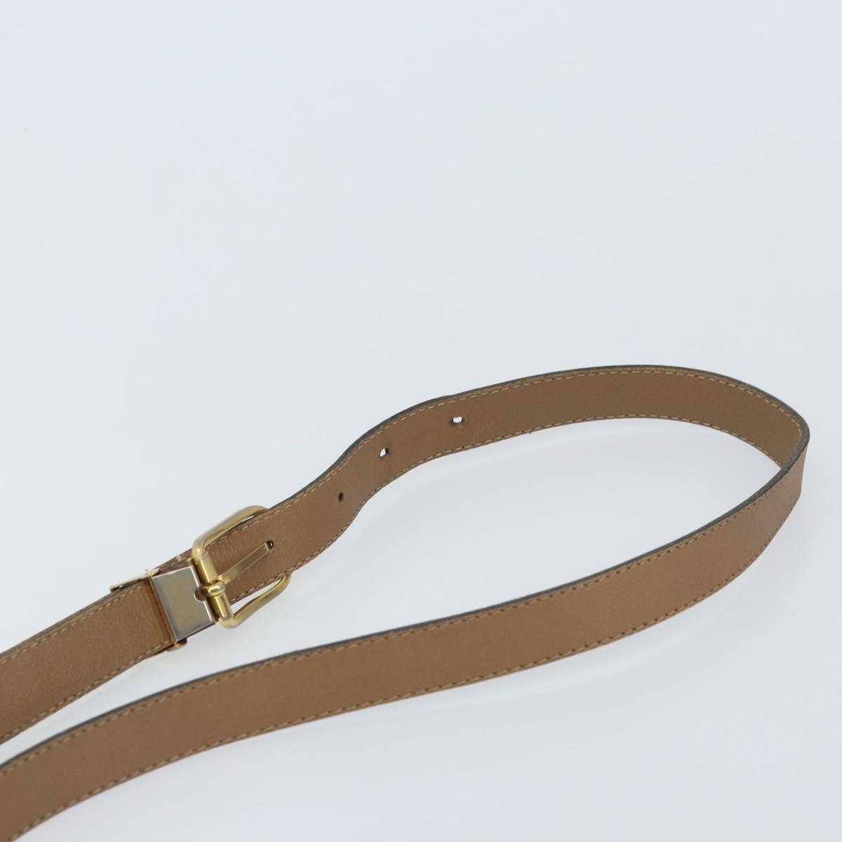 Christian Dior Honeycomb Canvas Shoulder Bag PVC Beige Gold Auth ka3491
