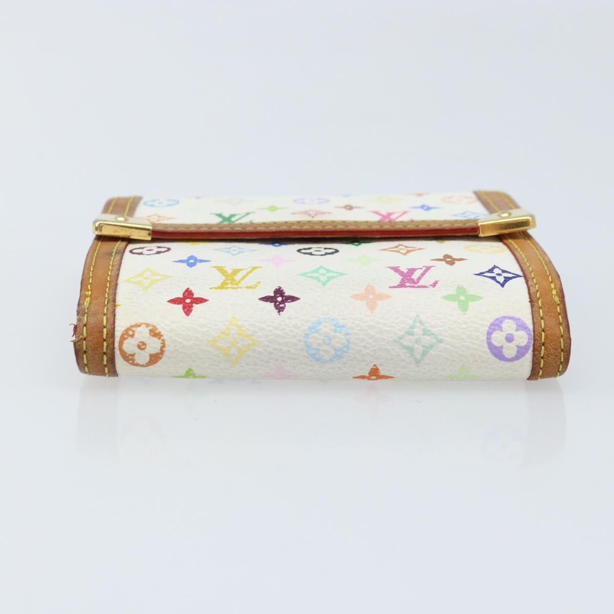 LOUIS VUITTON Multicolor Porte Monnaie Billets Cartes Credit M92983 Auth ka3494