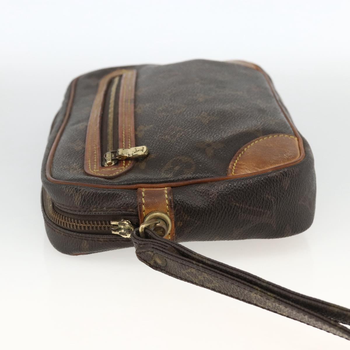 LOUIS VUITTON Monogram Marly Dragonne GM Clutch Bag M51825 LV Auth ka3502
