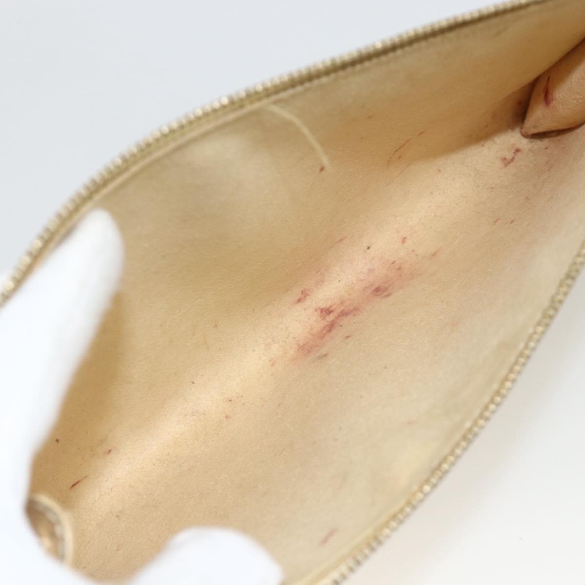 LOUIS VUITTON Epi Pochette Accessoires Pouch Vanilla M5294A LV Auth ka3515