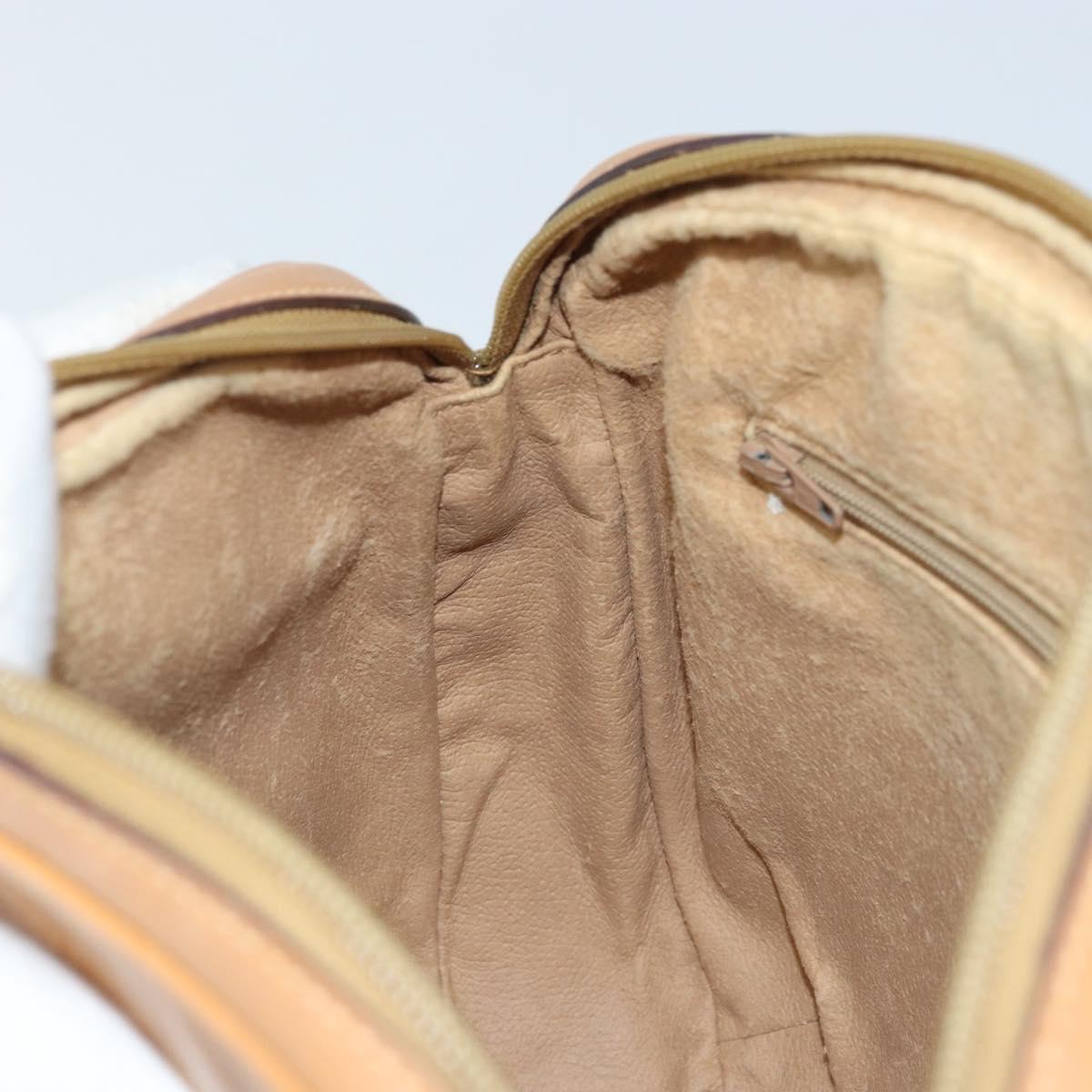 GUCCI Micro GG Supreme Shoulder Bag PVC Beige Gold 001 104 0558 Auth ka3520