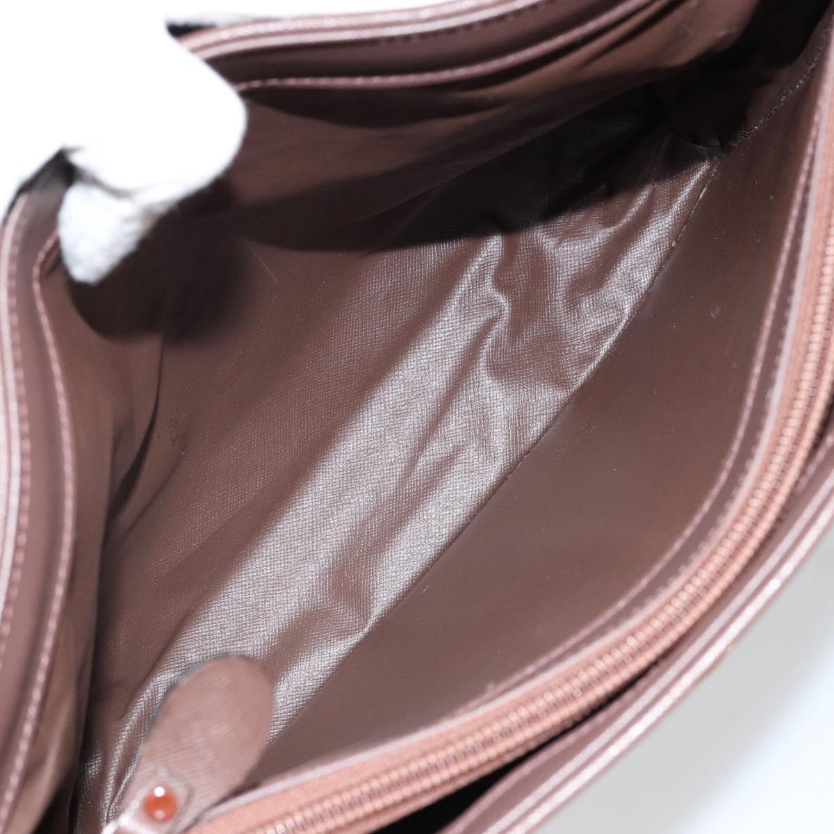 Burberrys Nova Check Shoulder Bag Canvas Beige Gold Auth ka353