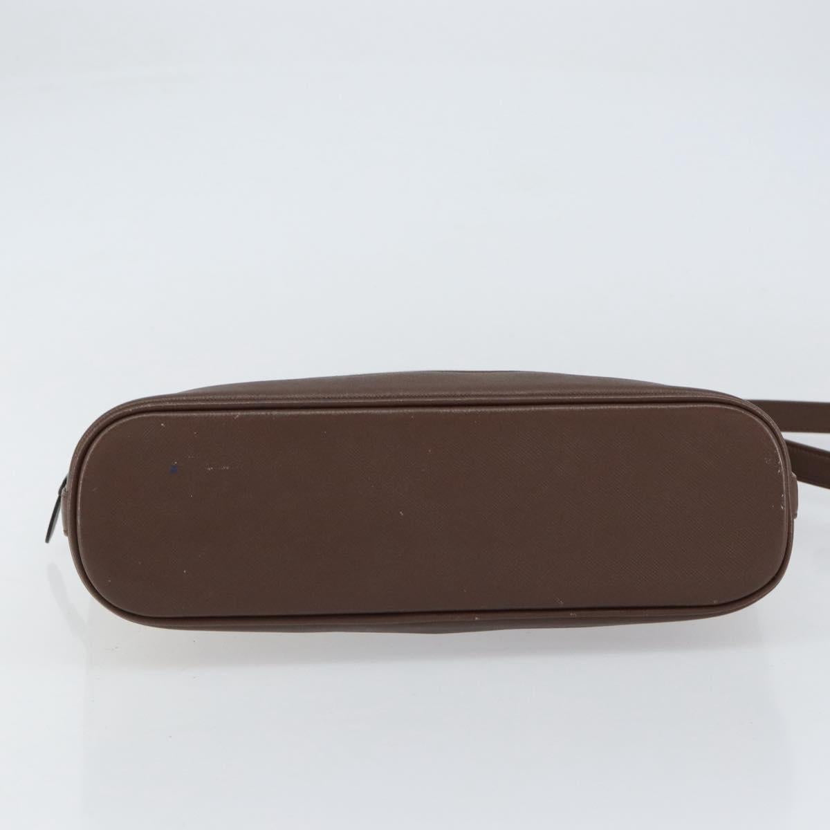 Burberrys Nova Check Shoulder Bag Canvas Beige Gold Auth ka353