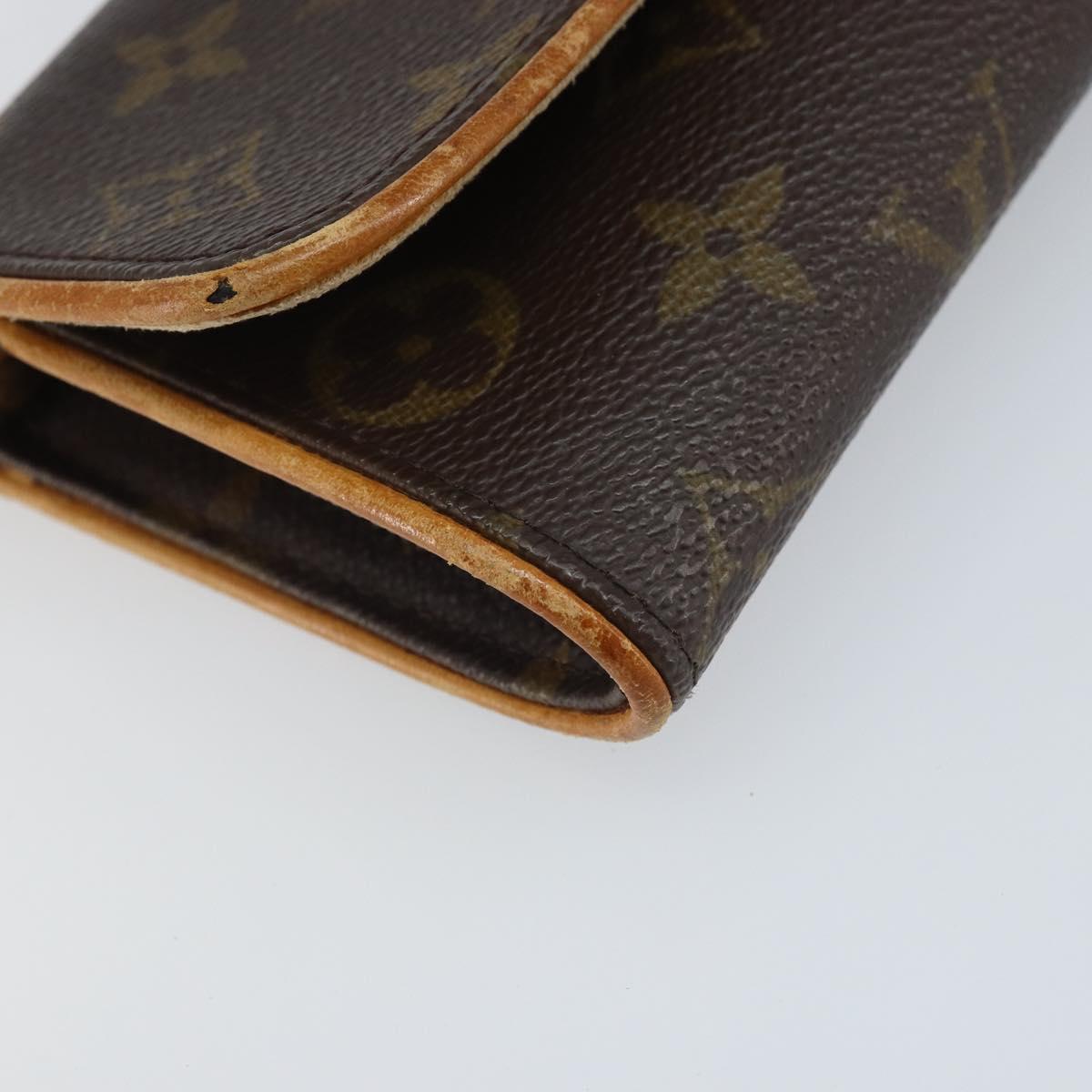 LOUIS VUITTON Monogram Pochette Twin PM Shoulder Bag M51854 LV Auth ka3535