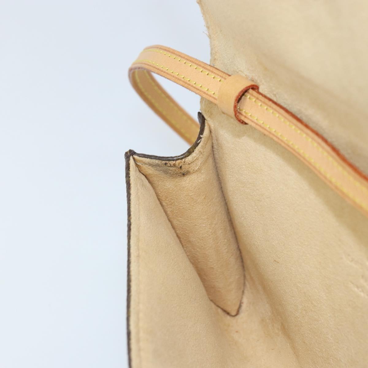 LOUIS VUITTON Monogram Pochette Twin PM Shoulder Bag M51854 LV Auth ka3535