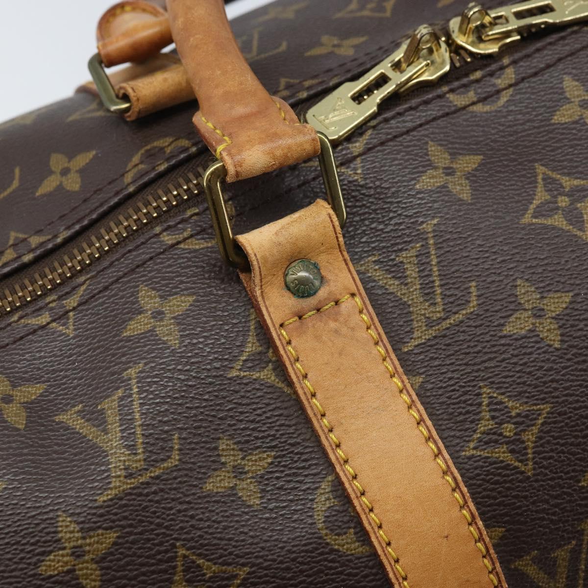 LOUIS VUITTON Monogram Keepall 50 Boston Bag M41426 LV Auth ka3540