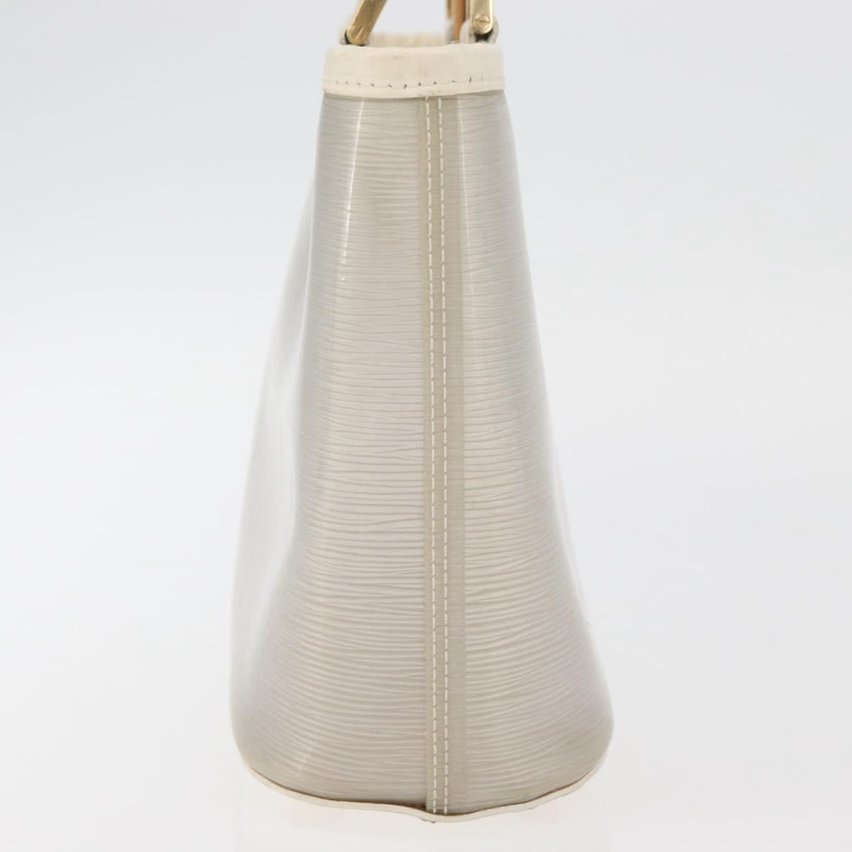 LOUIS VUITTON Epi Plage Mini lagoon Bay Hand Bag White M92263 LV Auth ka3546