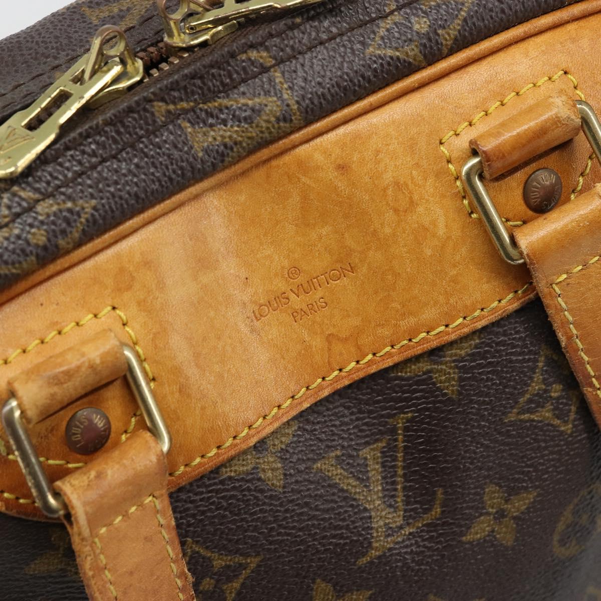 LOUIS VUITTON Monogram Excursion Hand Bag M41450 LV Auth ka3553