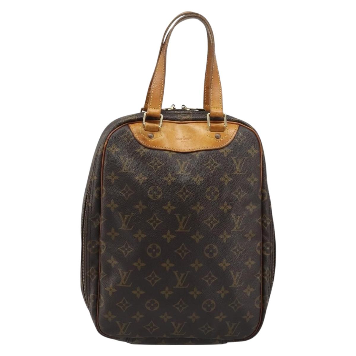 LOUIS VUITTON Monogram Excursion Hand Bag M41450 LV Auth ka3553