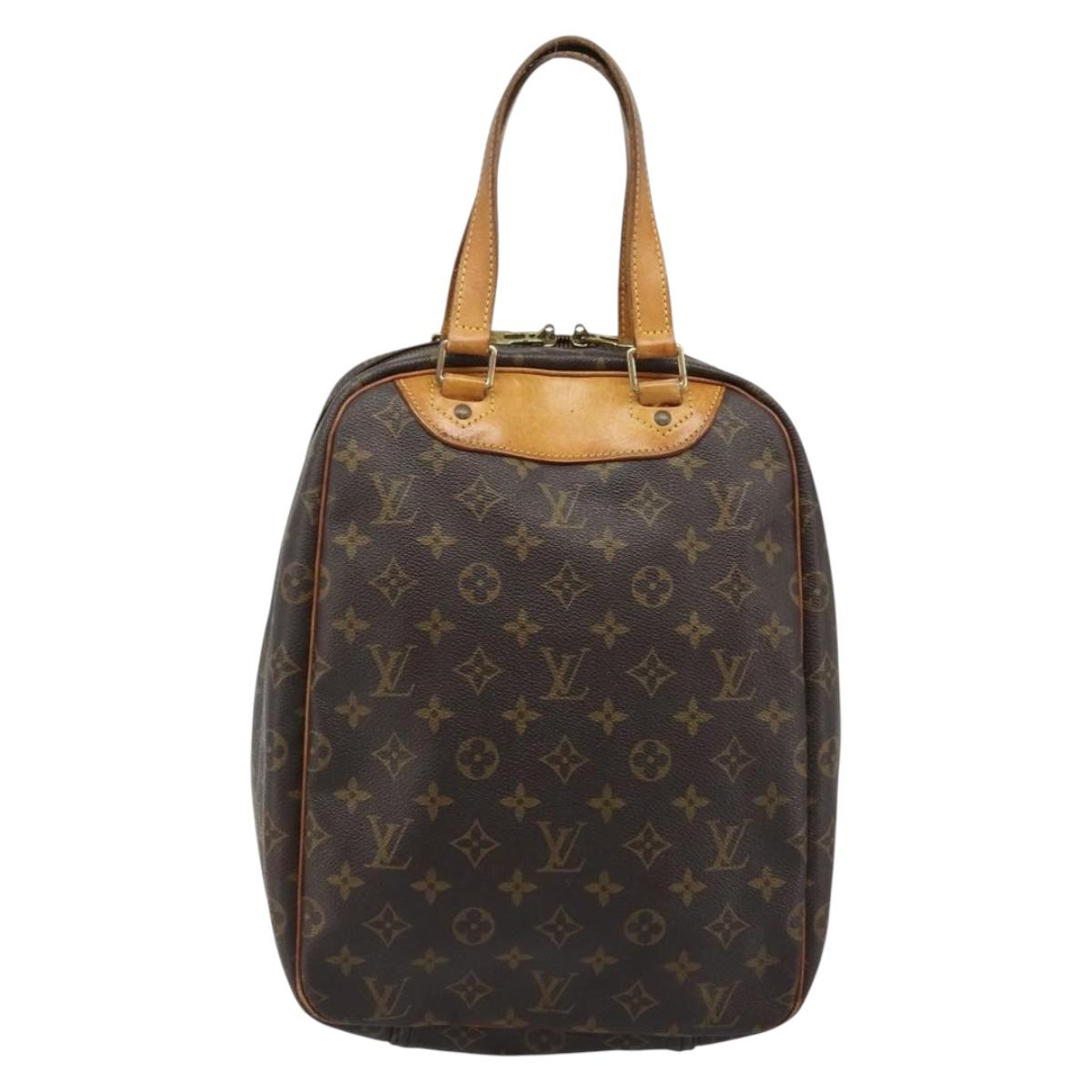 LOUIS VUITTON Monogram Excursion Hand Bag M41450 LV Auth ka3553