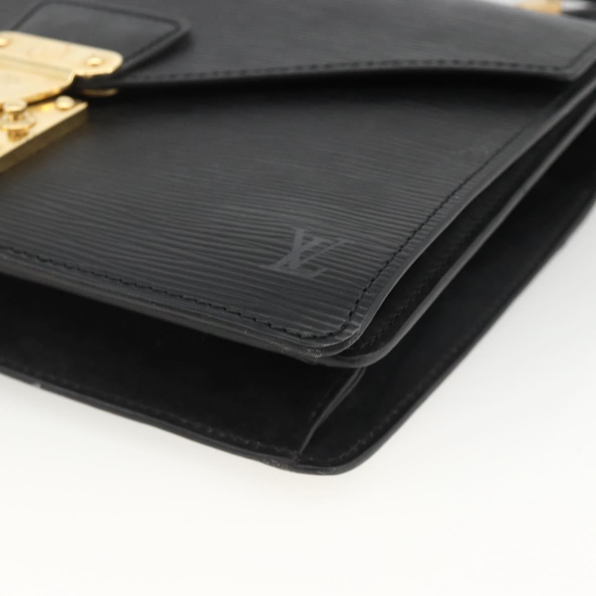 LOUIS VUITTON Epi Concorde Hand Bag Black M52132 LV Auth ka3570