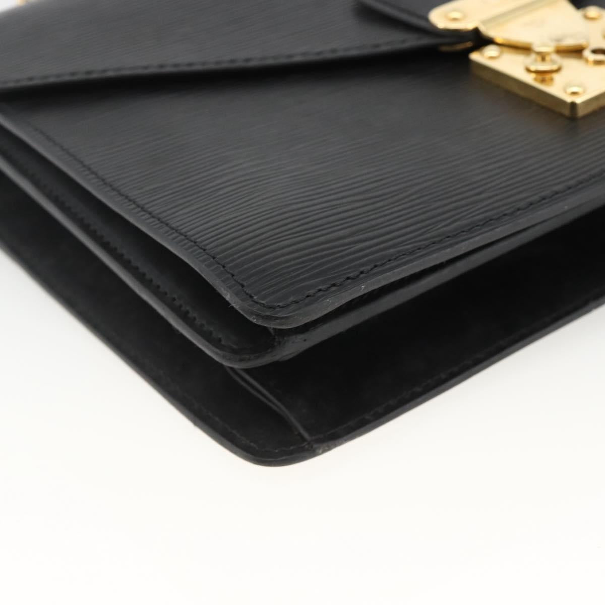 LOUIS VUITTON Epi Concorde Hand Bag Black M52132 LV Auth ka3570