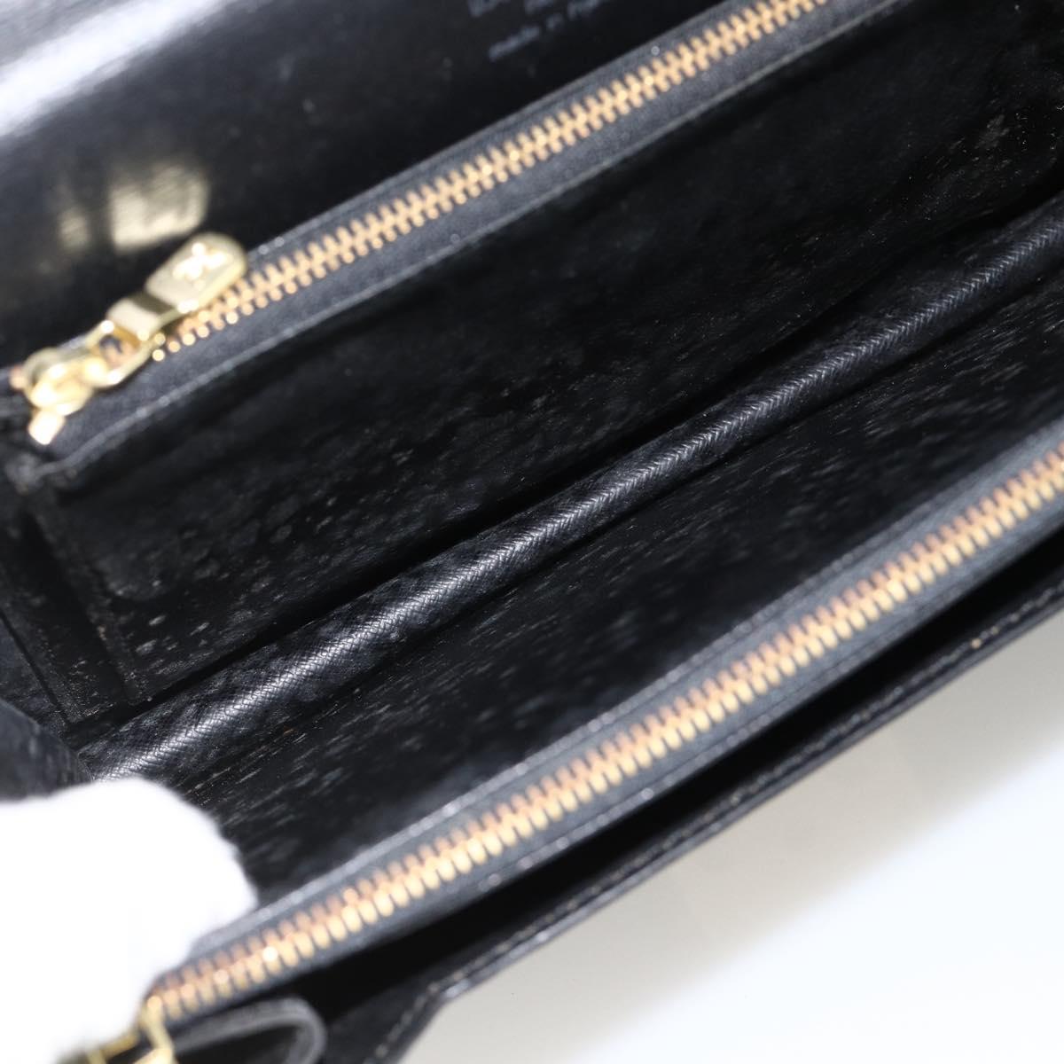 LOUIS VUITTON Epi Concorde Hand Bag Black M52132 LV Auth ka3570