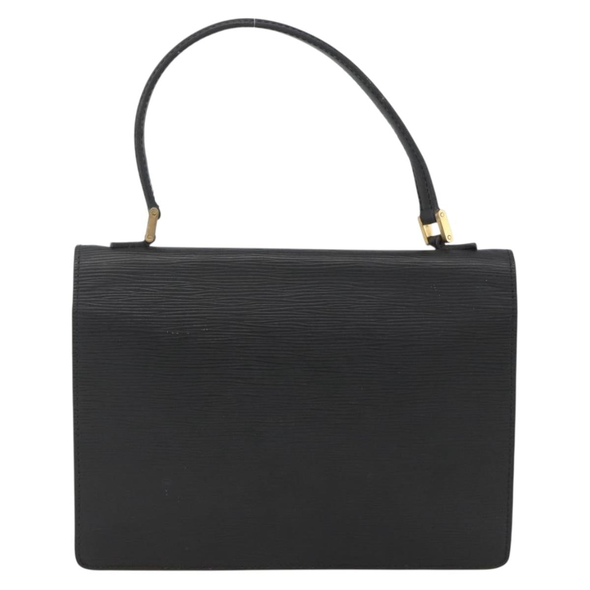 LOUIS VUITTON Epi Concorde Hand Bag Black M52132 LV Auth ka3570