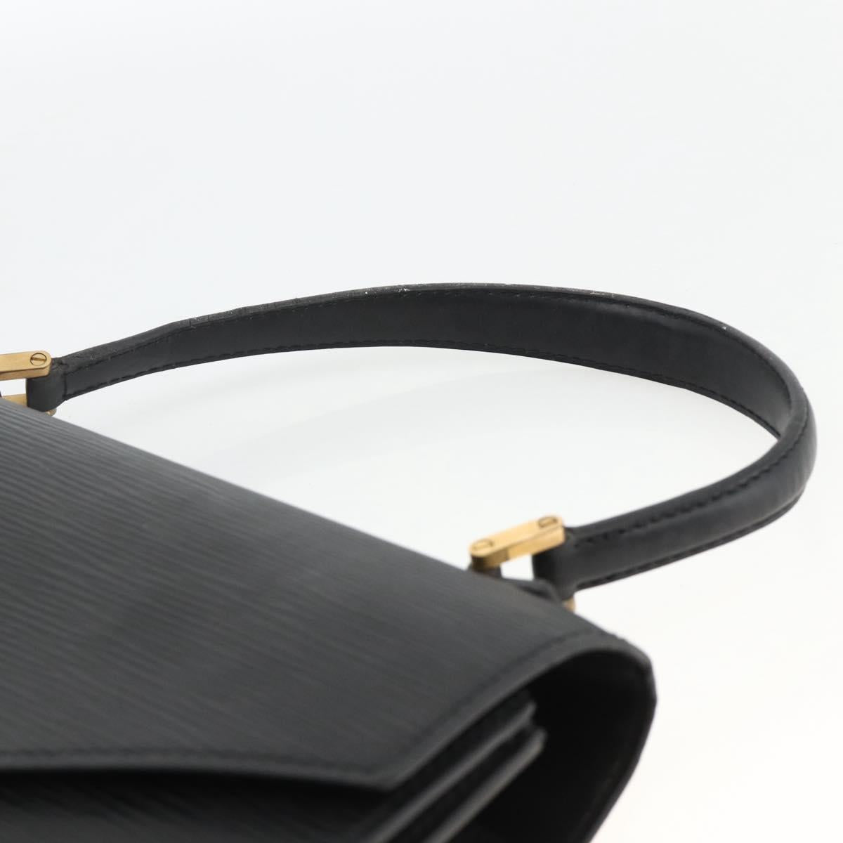 LOUIS VUITTON Epi Concorde Hand Bag Black M52132 LV Auth ka3570