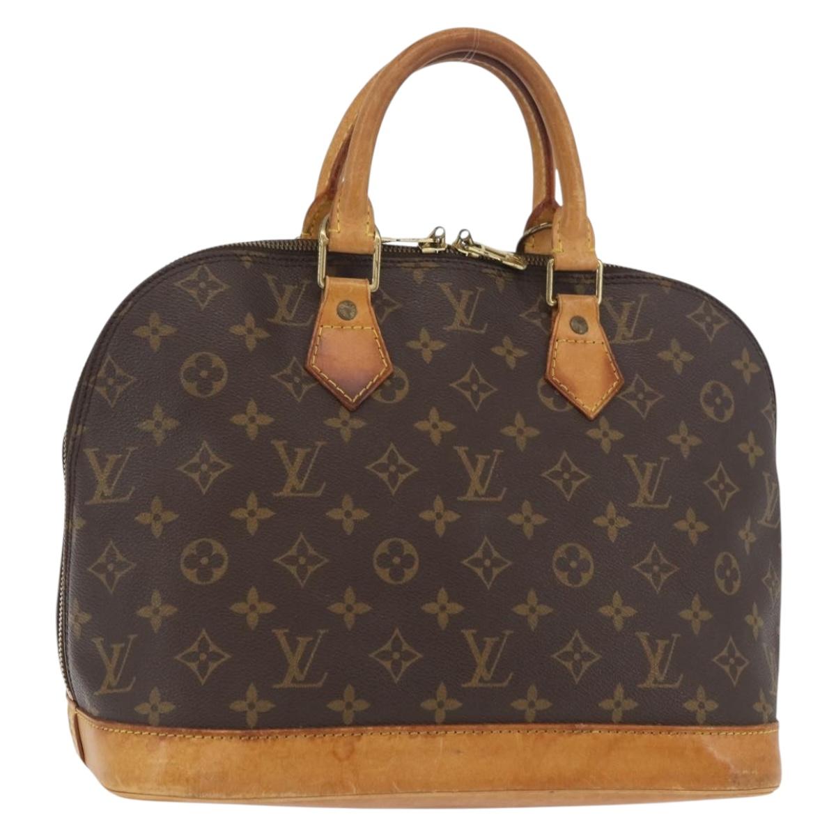 LOUIS VUITTON Monogram Alma Hand Bag M51130 LV Auth ka3577