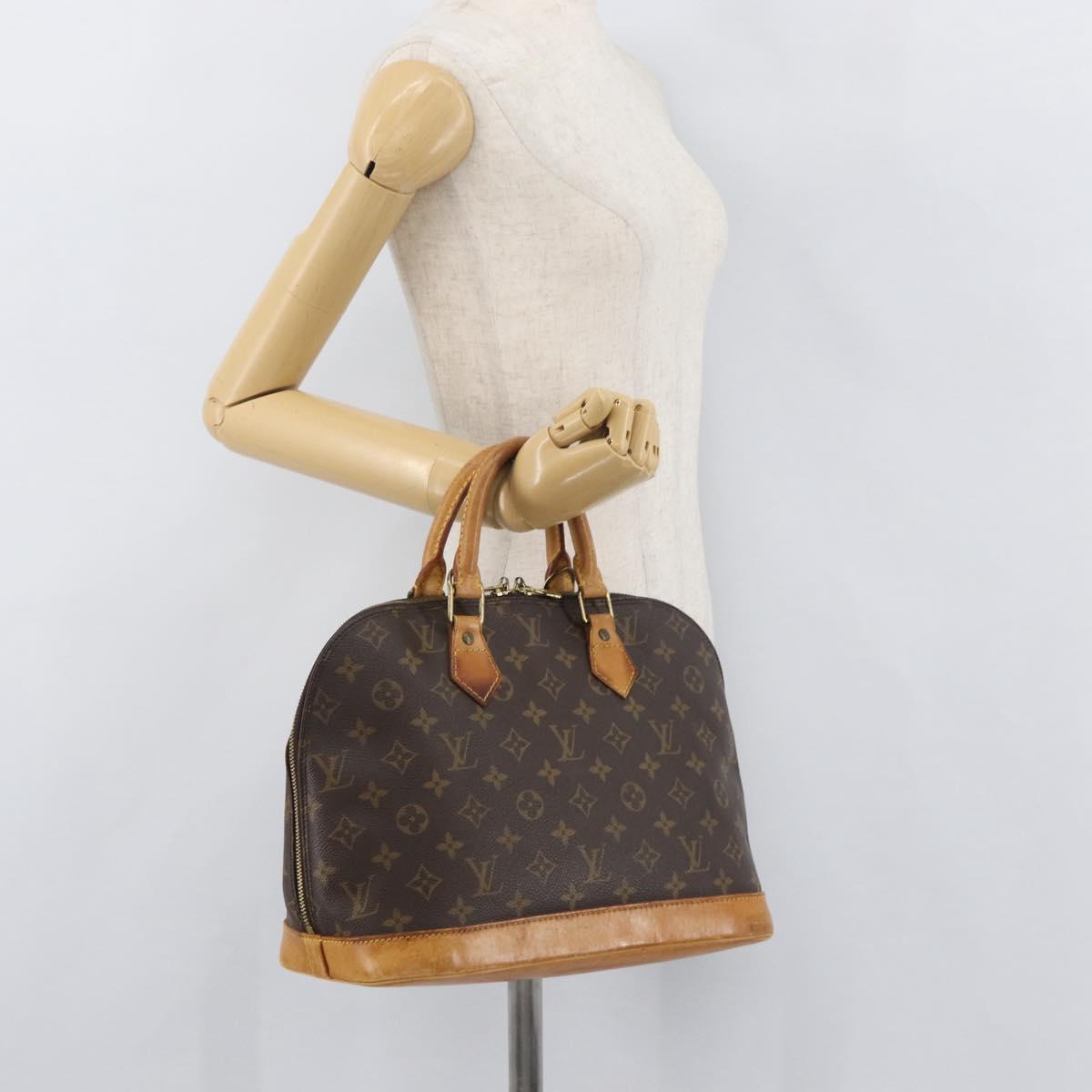 LOUIS VUITTON Monogram Alma Hand Bag M51130 LV Auth ka3577