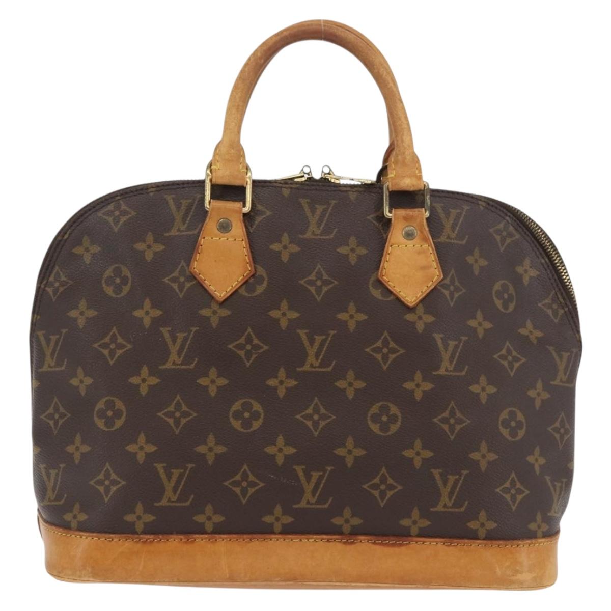 LOUIS VUITTON Monogram Alma Hand Bag M51130 LV Auth ka3577