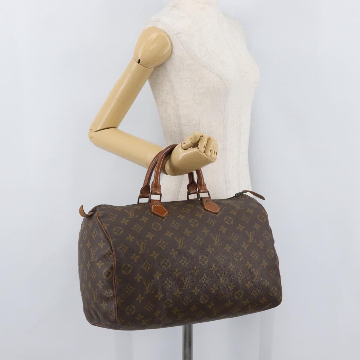 LOUIS VUITTON Monogram Speedy 30 Hand Bag M41526 LV Auth ka3583