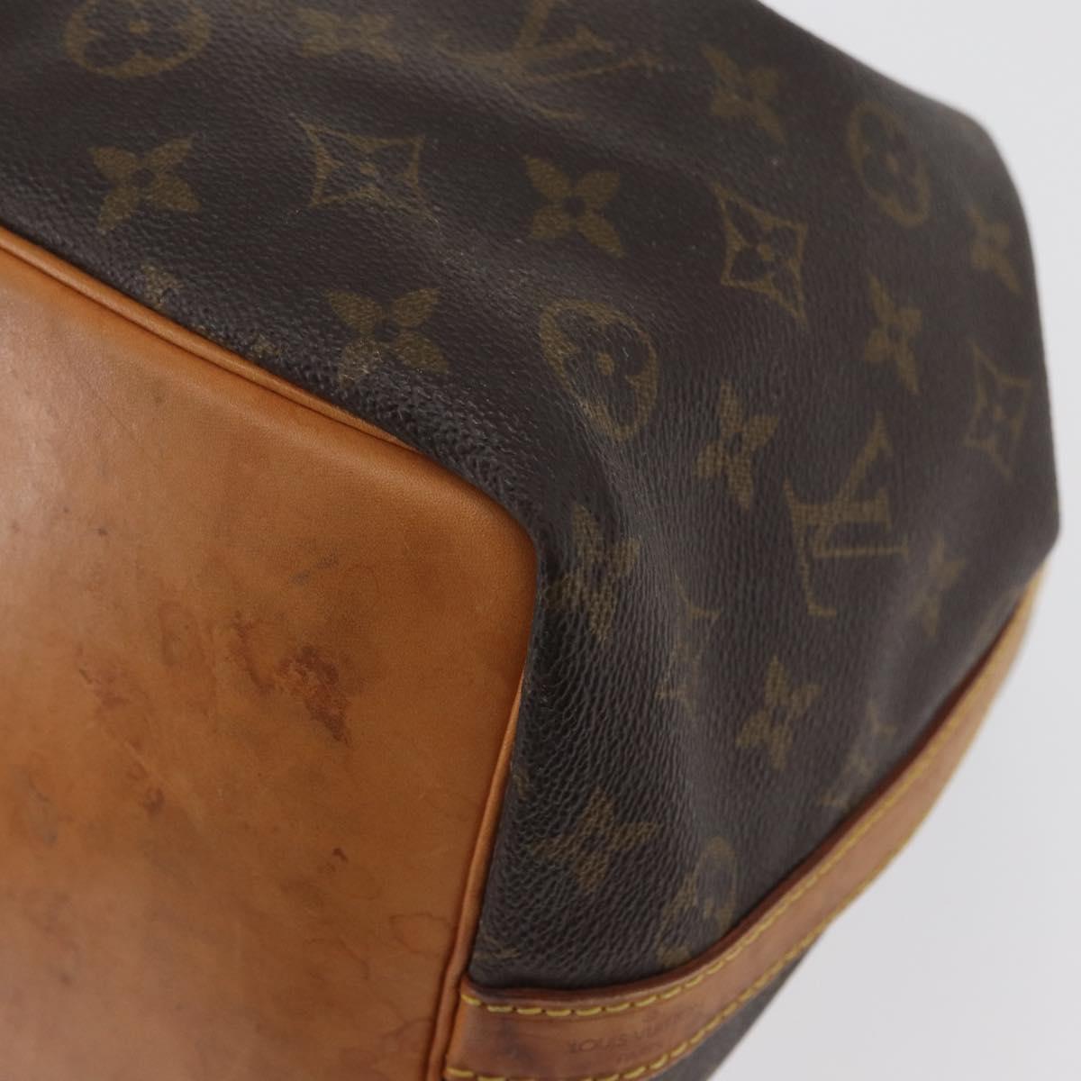 LOUIS VUITTON Monogram Petit Noe Shoulder Bag M42226 LV Auth ka3594