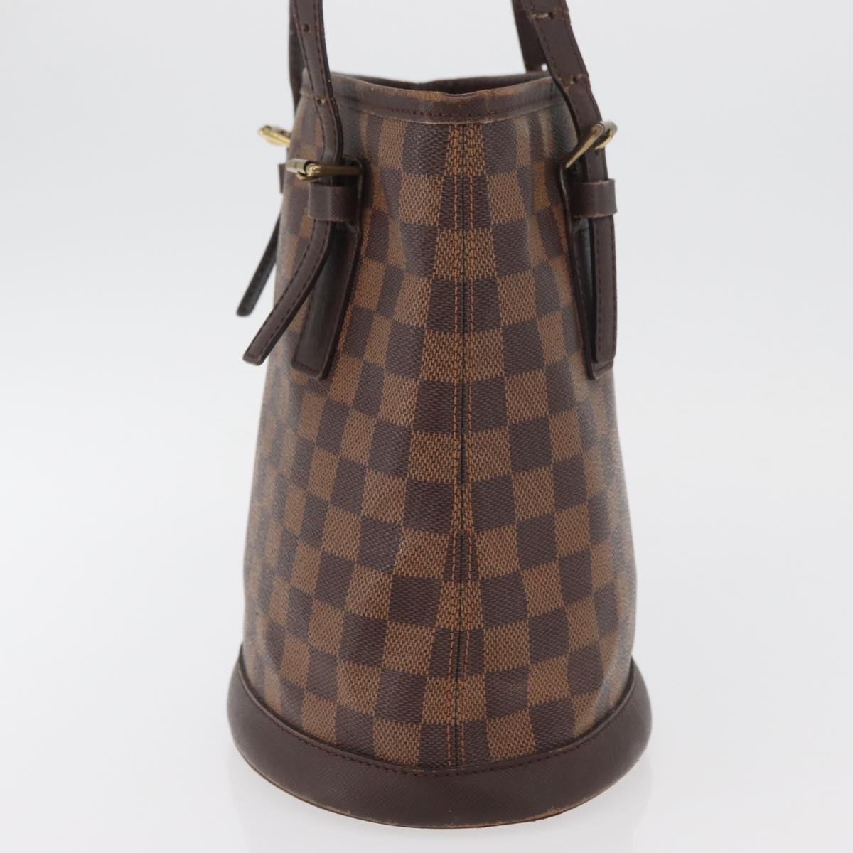 LOUIS VUITTON Damier Ebene Marais Shoulder Bag N42240 LV Auth ka3595
