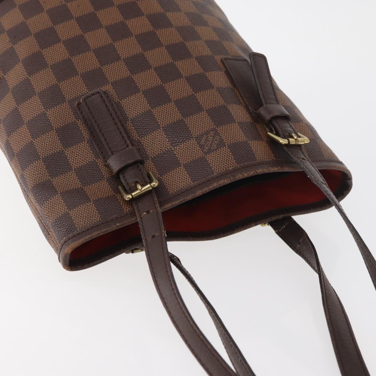 LOUIS VUITTON Damier Ebene Marais Shoulder Bag N42240 LV Auth ka3595