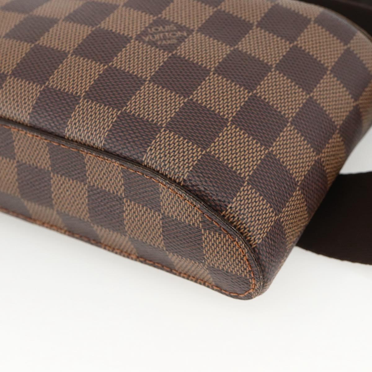 LOUIS VUITTON Damier Ebene Geronimos Shoulder Bag N51994 LV Auth ka3600