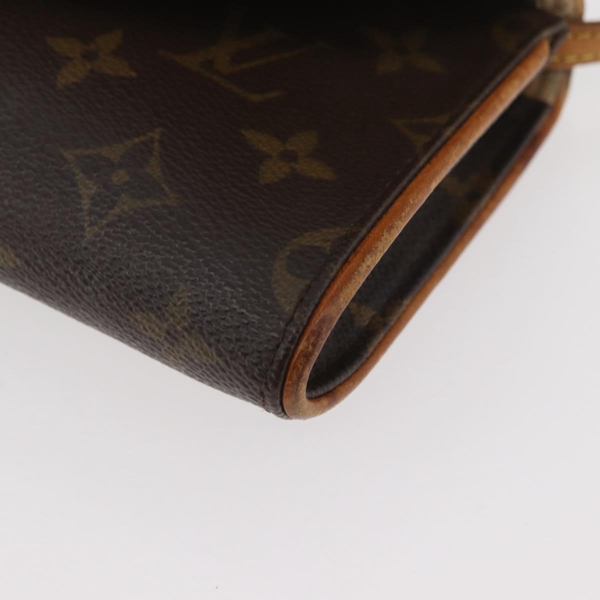 LOUIS VUITTON Monogram Pochette Twin GM Shoulder Bag M51852 LV Auth ka3602