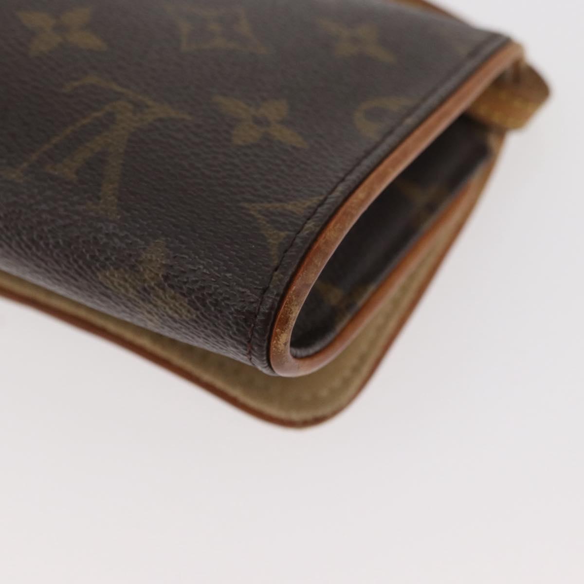 LOUIS VUITTON Monogram Pochette Twin GM Shoulder Bag M51852 LV Auth ka3602