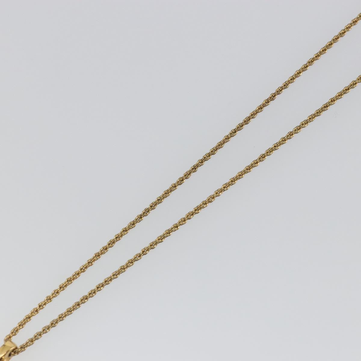 Christian Dior Necklace metal Gold Tone Auth ka3610