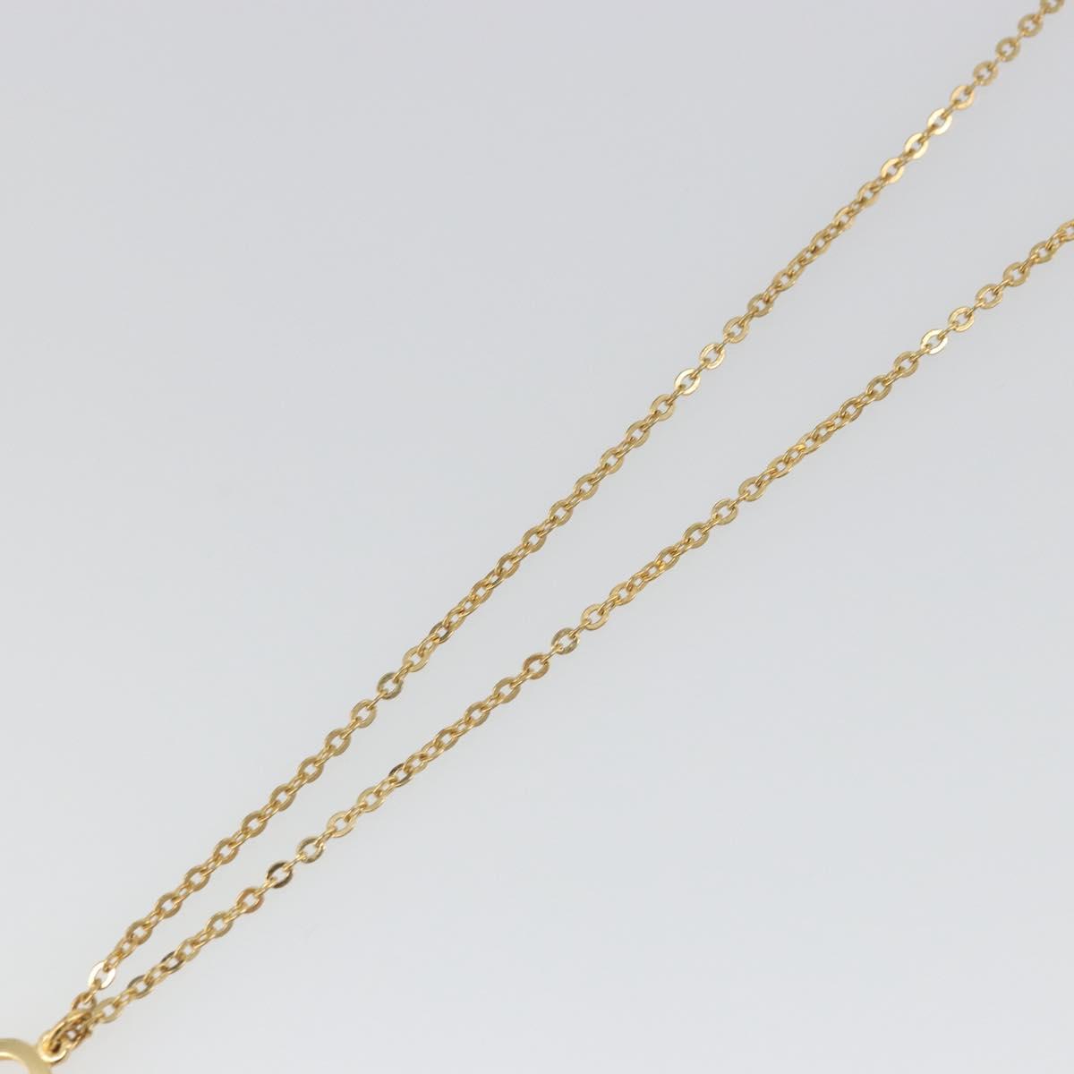 Christian Dior Necklace metal Gold Tone Auth ka3616