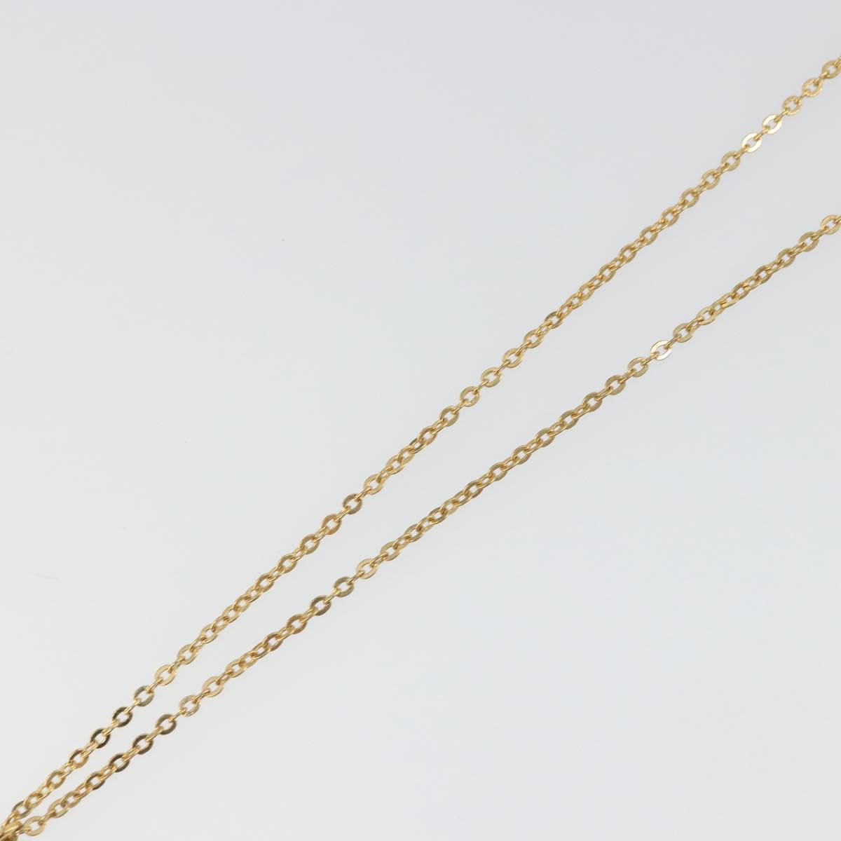 Christian Dior Necklace metal Gold Tone Auth ka3616