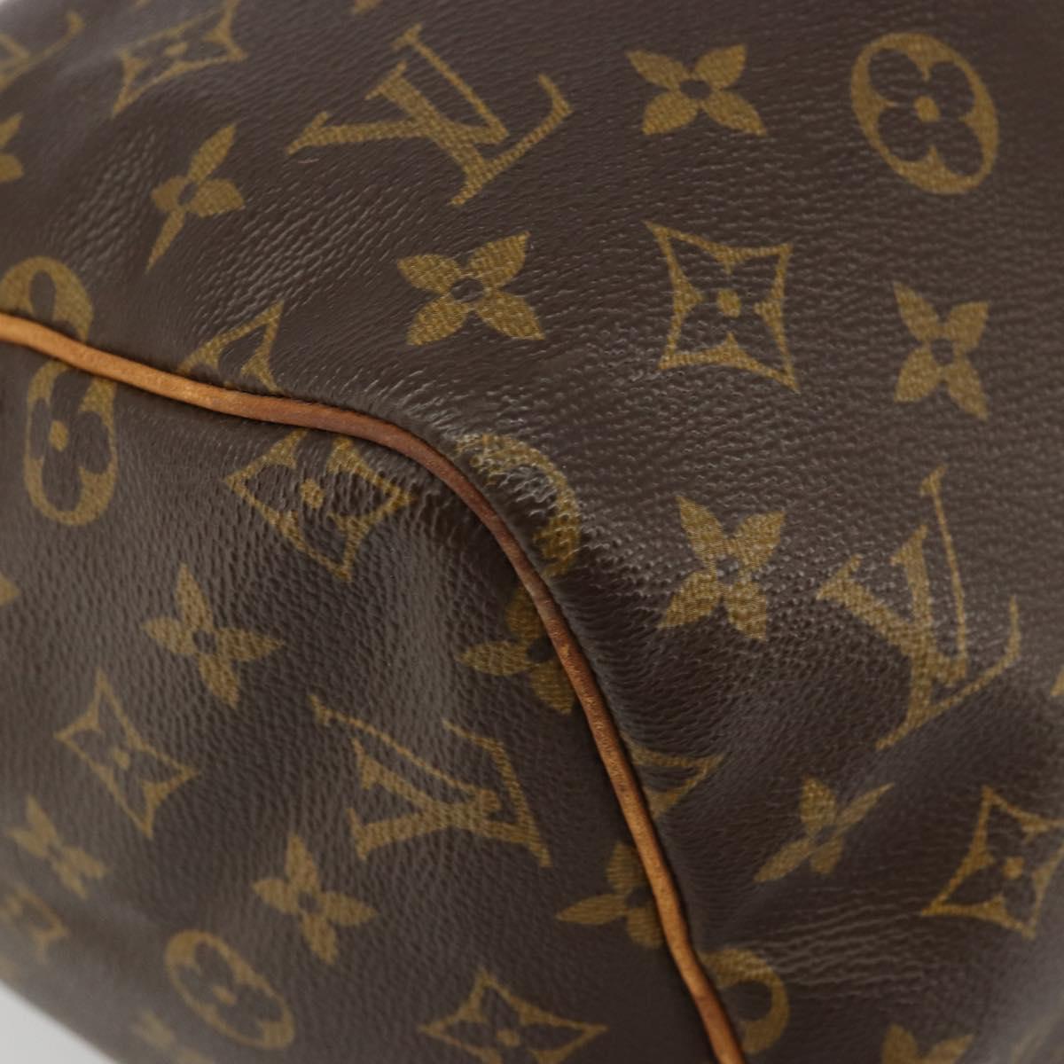 LOUIS VUITTON Monogram Speedy 30 Hand Bag M41526 LV Auth ka3623A