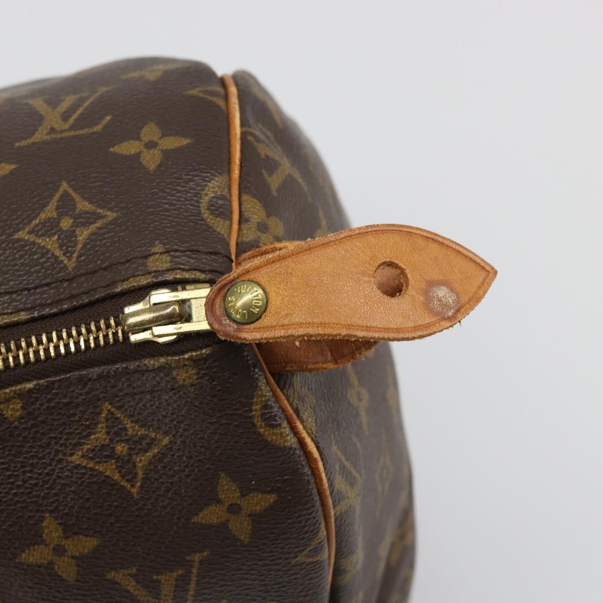LOUIS VUITTON Monogram Speedy 30 Hand Bag M41526 LV Auth ka3623A