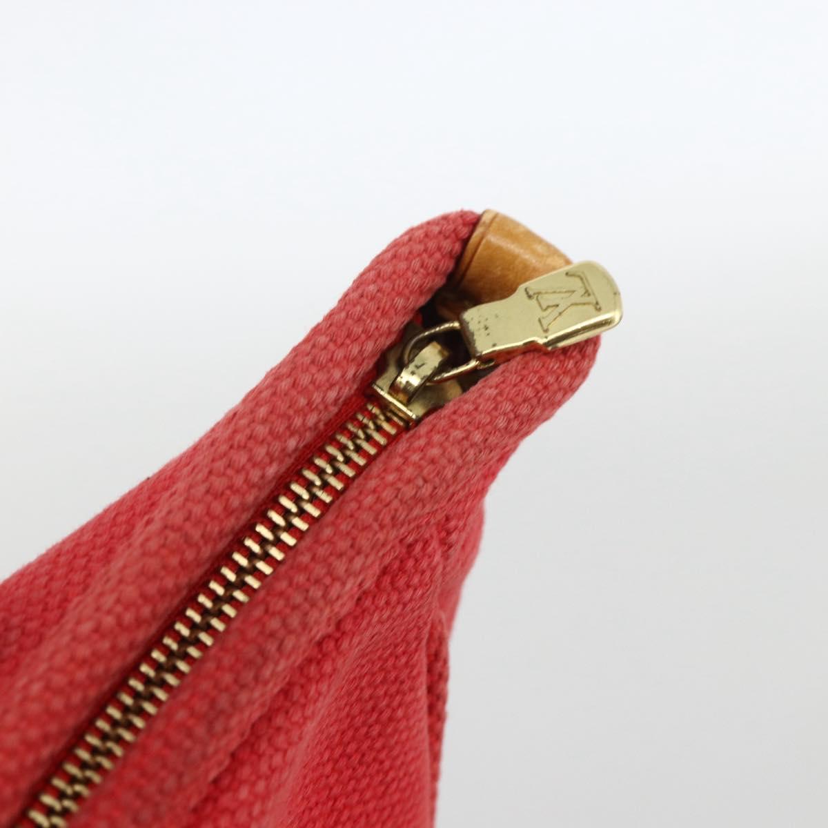 LOUIS VUITTON Antigua Cabas MM Tote Bag Red M40034 LV Auth ka3624