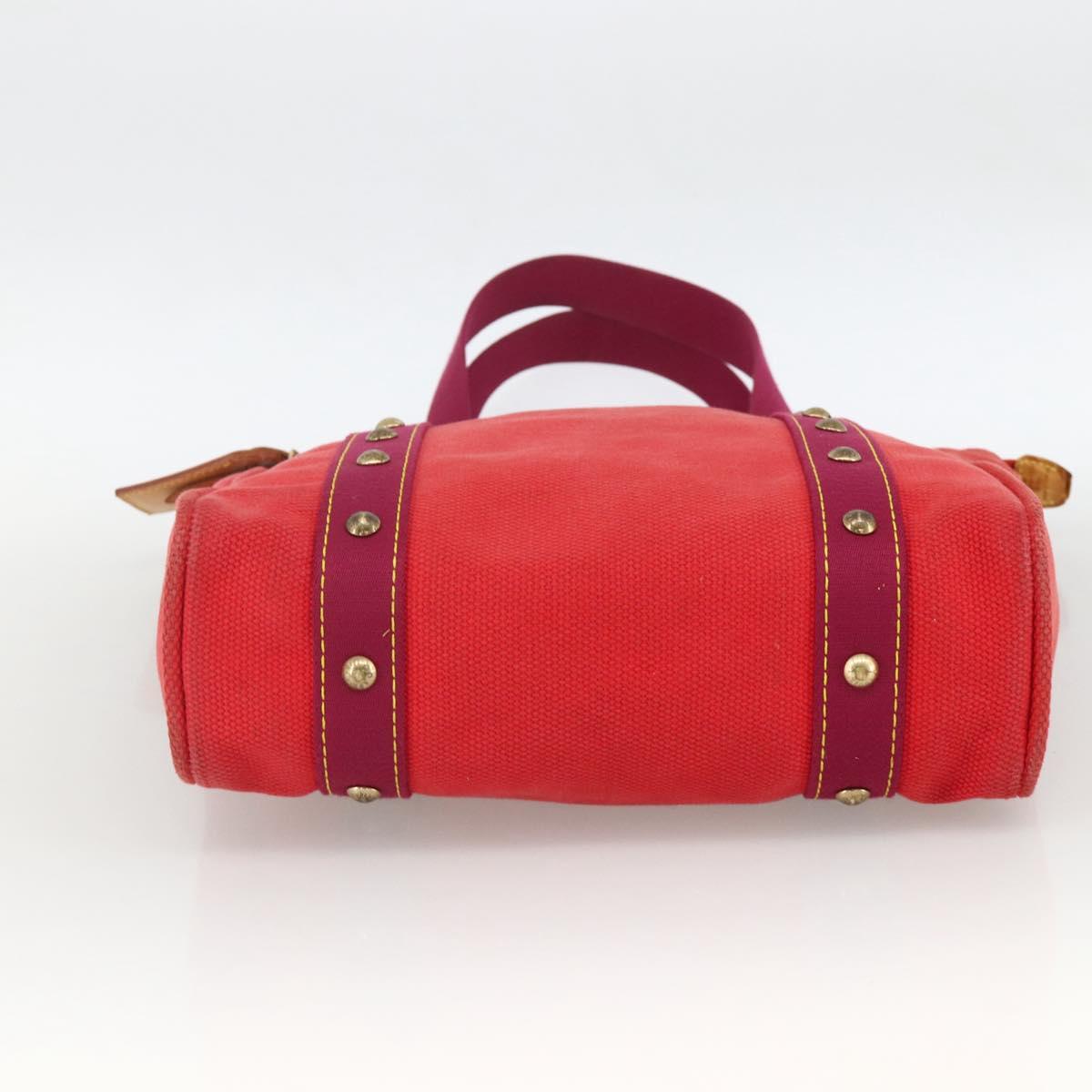 LOUIS VUITTON Antigua Cabas MM Tote Bag Red M40034 LV Auth ka3624