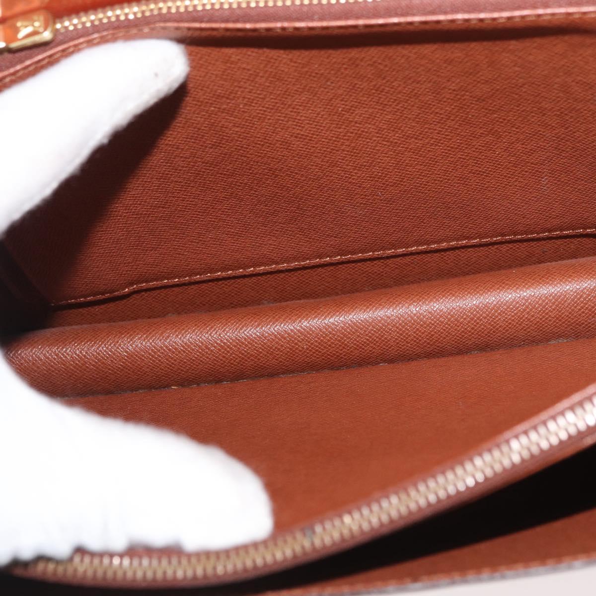 LOUIS VUITTON Epi Concorde Hand Bag Brown M52133 LV Auth ka3633